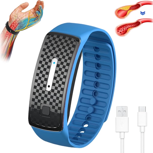 Rannekoru, Lympunclog Titanium Rannekoru, Lympunclog Titanium Unclog Rannekoru, JOSFIT Säädettävä Ranneke Miehille ja Naisille Blue