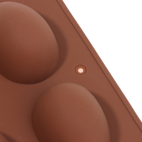 DIY 8 äggformade påskägg i silikonform för bakning av bakverk och choklad Coffee