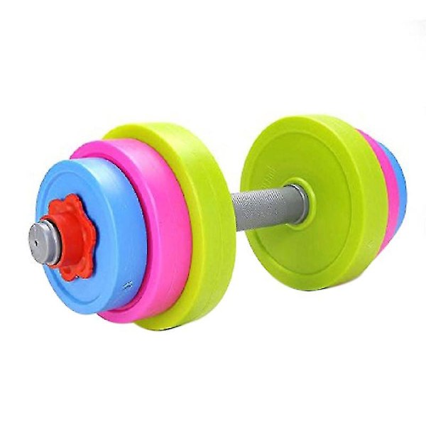Hantelset för barn, sensorisk träningsutrustning, skivstångsleksak för barn, hantelset Multicolored