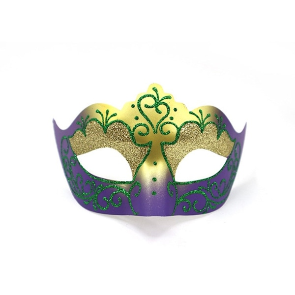 Naamio naamio naisille ja miehille, Venetsian naamio Halloweenille, Mardi Gras -asuille 0.07 5