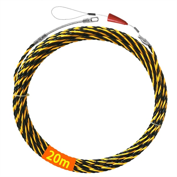 Elektrisk Kabeldragare 20M 6.0mm Diameter Infällbar Installationssats för
