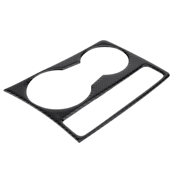 Panel i kolfiber för bilens mittkonsol, vattenkoppshållare, trim för Audi A4 B8 A5 2009-2015