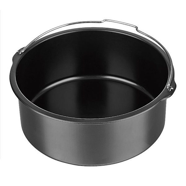 12-pack Luftfritöstillbehör 9 tum, för luftfritös 5,3-6,8Qt, bakkorg, pizzabricka, kök