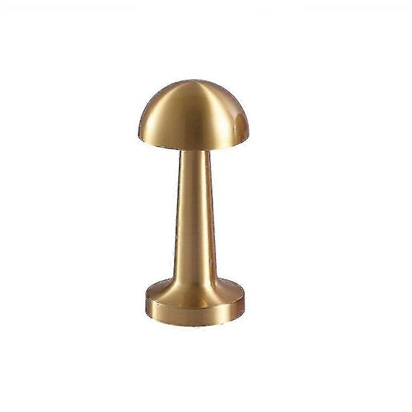 Ladestollampe i soppform Gold