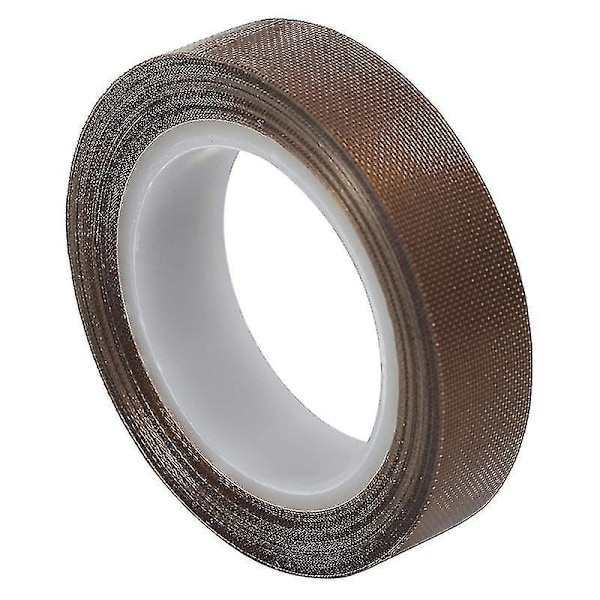 Rolls PTFE Tape/PTFE Tape til vakuumpakningsmaskine, hånd- og impulsforseglere (1,3 cm x 10 m) Light brown