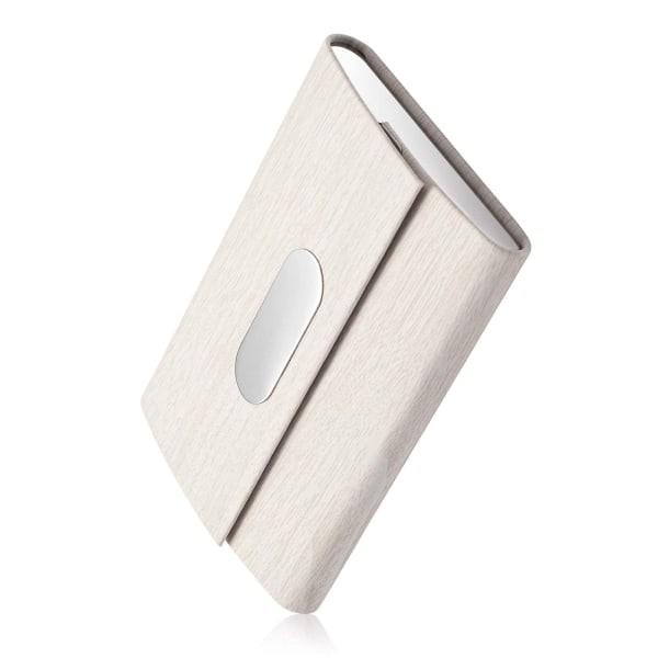 Visitkort Holder, PU Læder Slank Visitkort Etui - Visitkort Holder ID Etui/Pung Lomme Visitkort Holder til Kvinder og Mænd