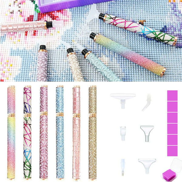 Glitter Diamantmaling Pen Point Drill Pens STYLEC STYLEC StyleC StyleC
