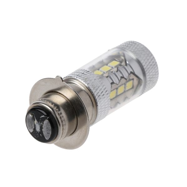 Bright PX15D H6 80W 6500K 16 LED-lys Sykkel Motorsykkel Frontlykt Frontlys Indikatorlampe Lamper