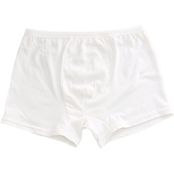 Althee Miesten Kertakäyttöiset Puuvilla Alusvaatteet Matkalle, Bokseerihousut, Kannettavat Shortsit, Valkoinen/Harmaa, 5 kpl, S-2XL Style1 L