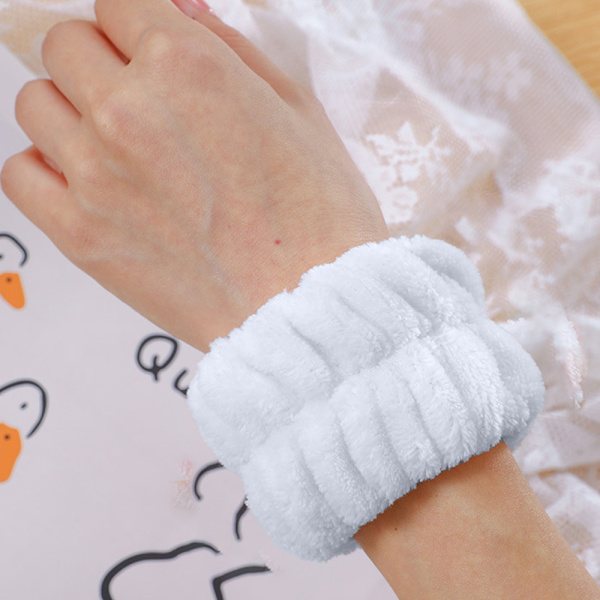 Handledsscrubbies för tvätt av ansikte absorberande handled