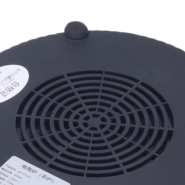 Elektrisk Häll 800W Bärbar Elektrisk Häll för Hem Sovsal Kontor CN-kontakt 220V Svart