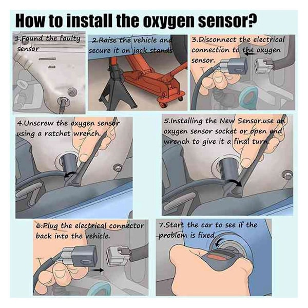 Syresensorsensor för 99-05 1.8l-l4 0258007351 1k0998262d 234-5112