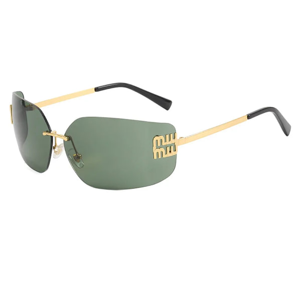Nye personlige rammeløse vintage ins solbriller street foto mode metal solbriller fabrik engros C6 Fashion Sunglasses