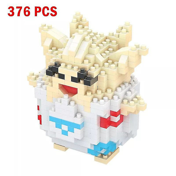 Nanoblock Liten Byggemodell av Pikachu i Lego, Utdannende Leke for Barn, Bursdagsgave Togepi