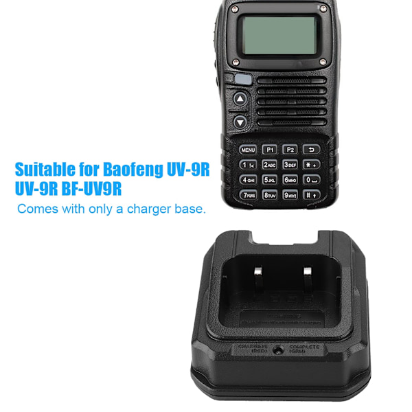 Skrivebordslader CHR-9700 for BAOFENG UV 9R BF UV9R Walkie Talkies ham Transceiver EU 0.15