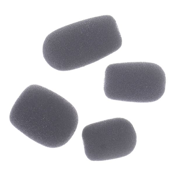 Nyt 10 ST Mikrofon Headset Grill Vindsvamp Skum Sort Mic 45*25*11