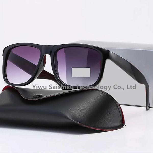 Fashion 4165 Designer Aurinkolasit Lunette Homme Tukkumyynti Mustat Sävyt Silmälasit Miehet Unisex Merkki Luxus Aurinkolasit Logolla 4165 Black Gray 2140/4165 with Logo
