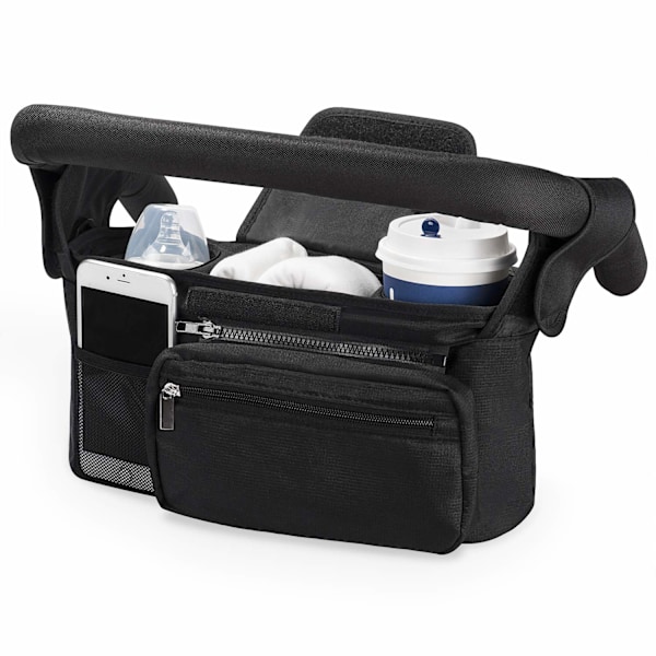 Universal Stroller Organizer with insulated cup holder from Detach