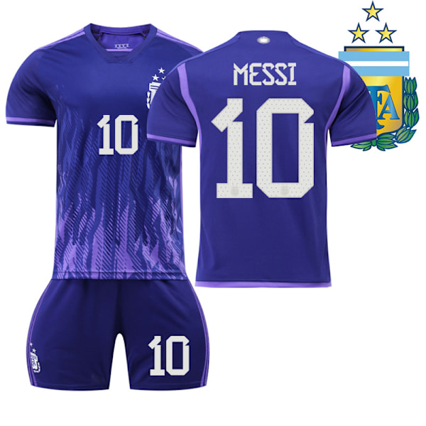 2223 Argentina udebane VM fodboldtrøje Messi XXL(185-190cm)