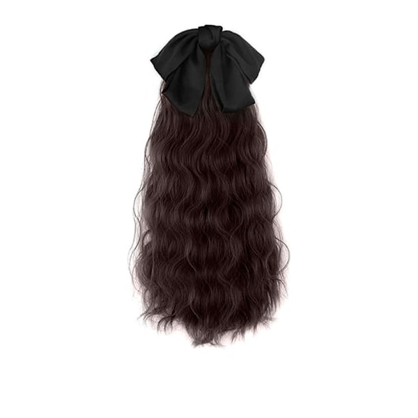 Svart hårdel Ponytail BRUN STREAM STYLE STREAM STYLE brun brown strap style-strap style