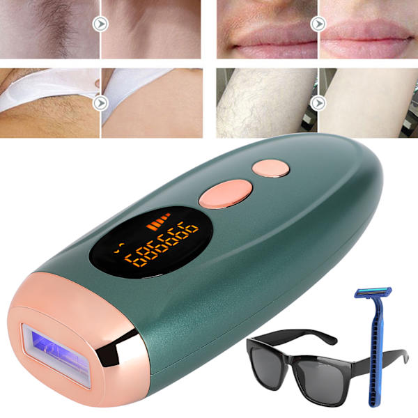 IPL Hårfjerningsmaskine Håndholdt Krops Epilator Smertefri Hårfjerner Til Kvinder 110-240VUS Stik