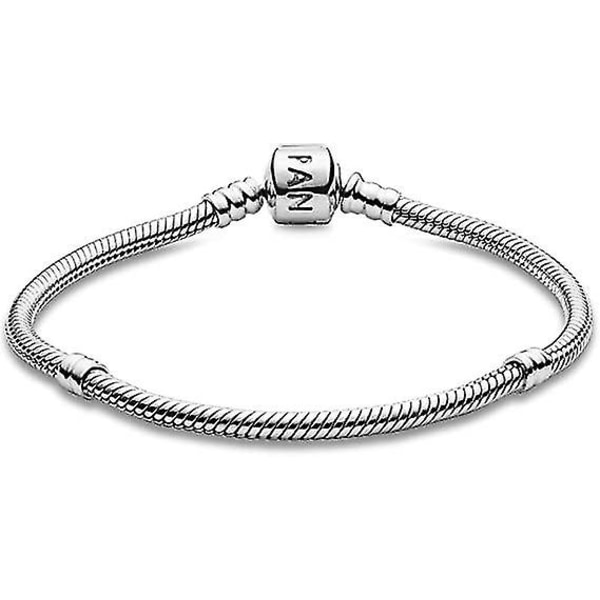 Pandora Moments Dame Sterling Sølv Ikonisk Slangebånd Armbånd Til Charms