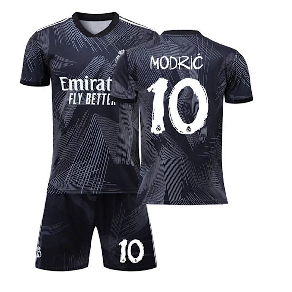 22-23 Real Madrid 120-års jubilæums Y3 fælles trøjesæt nr. 9 Benzema nr. 20 Vinicius fodboldtrøje thailandsk udgave No Number Size 26 140-150cm