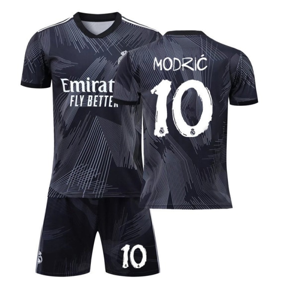 Real Madrid 120-årsjubileum Y3 Fellesdraktsett nr. 9 Benzema nr. 20 Vinicius Fotballdrakt Thai Edition 22-23 No number + socks Size 26 140-150cm