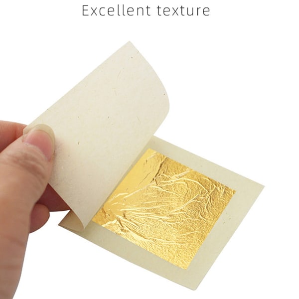 10 kpl 24K kultafoliota syötäviä kultahiutaleita DIY-kakkuihin