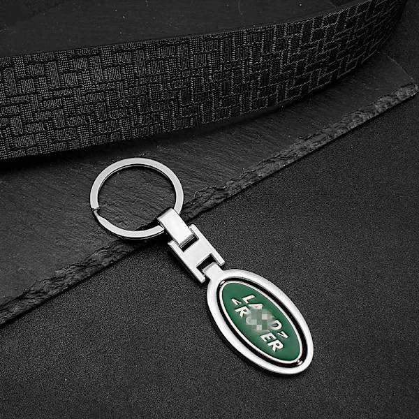 Rund bil logotyp nyckelring för män - Honda & Hyundai metall nyckelring hänge, biltillbehör Skoda