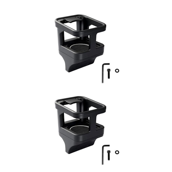 1/2 Musta Sisätilan Lisävarusteet Jimnylle Kestävä Mukiteline 2PCS