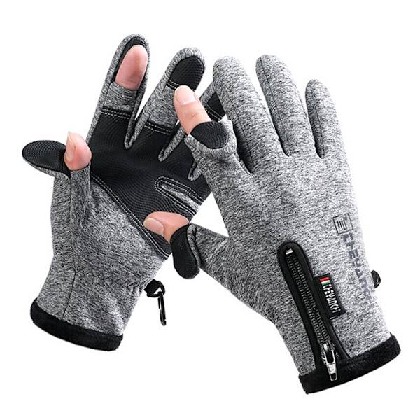 USB-uppvärmda handskar Vinter Elektriska Handskar Cykling grå grey constant temperature