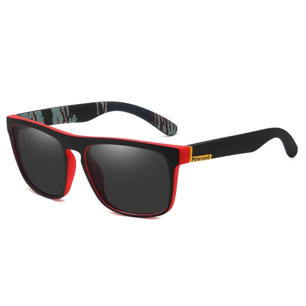 Classic Custom Logo Square Polarized Sunglasses Cycling Black Shades Men's Sports Sun Glasses