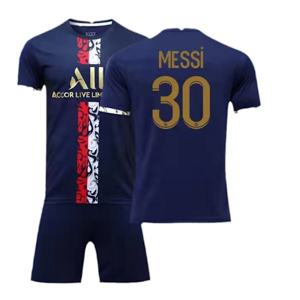 22-23 Paris special edition fodboldtræningstøj 30 Messi nr. 7 Mbappe nr. 10 Neymar fodbolduniformssæt Paris Spec. Ed. #10 Kit w/ Socks 22#