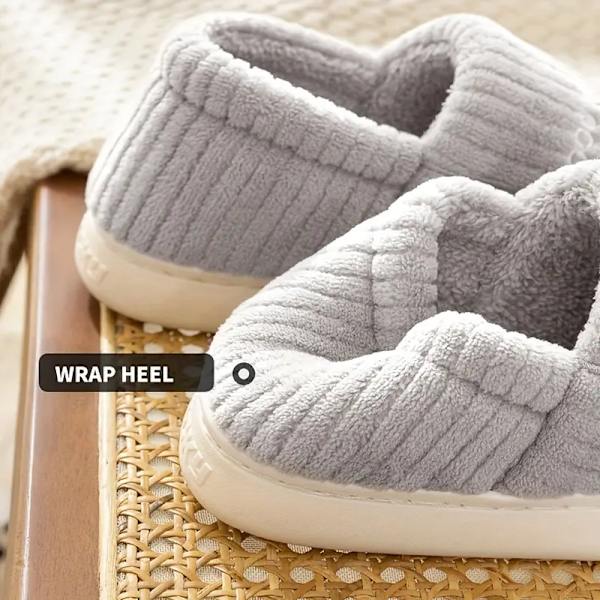 Søde Bjørn Plys Sko til Kvinder, Fuzzy Varme Slip-On Indendørs Anti-Slip Sko, Soveværelsessko beige EU40 41