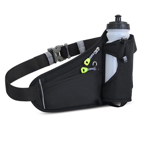 Hydration belt for running water bottles with water bottle holder