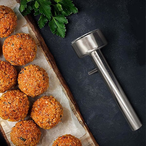 Falafel ske, rustfrit stål falafel ske, professionel non-stick falafel baller værktøj 1 pc