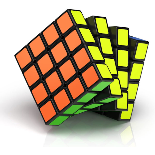 4x4 Speed ​​Cube, QiYuan Original 4x4x4 Snabb Kub Super Hållbar Dekal med Levande Färger (4x4x4) 4x4x4 4x4x4 3x3x3