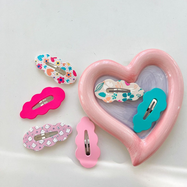 2 kpl/setti Hiustarrat Hiuspinnit PINK pink