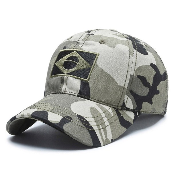 Brasiliansk flagga Baseball Caps Cap CAMO camo