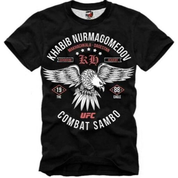 T-shirt Khabib Nurmagomedov The Eagle Mma Rusland Combat Sambo L