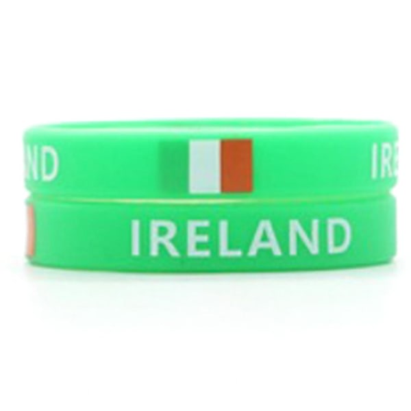 2st Irland Flagga Silikon Armband Armband