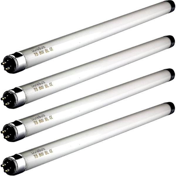 4 stk. 8w fluesmækker 12 tommer - T5 8 watt UV-rør til 16w fluesmækker/insektzapper