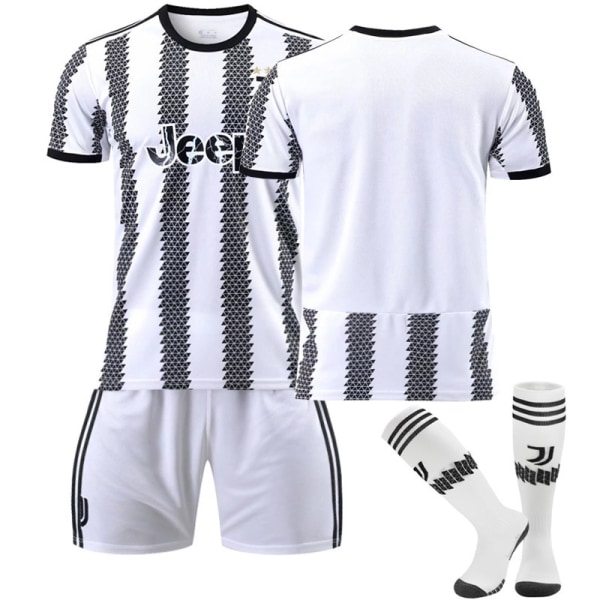 Fotballdraktsett Juventus 22-23 Ny Versjon Nr. 7 Hovey Nr. 10 Pogba 22 Di Maria 10 Dybala No number socks #22