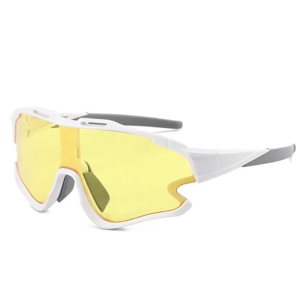 Polariserte Trendy Løpe- og Fiskebriller med Tilpasset En-Del-Linse Unisex Sykkel- og Ridebriller Sportsbriller for Menn og Kvinner C4 Sports Sunglasses