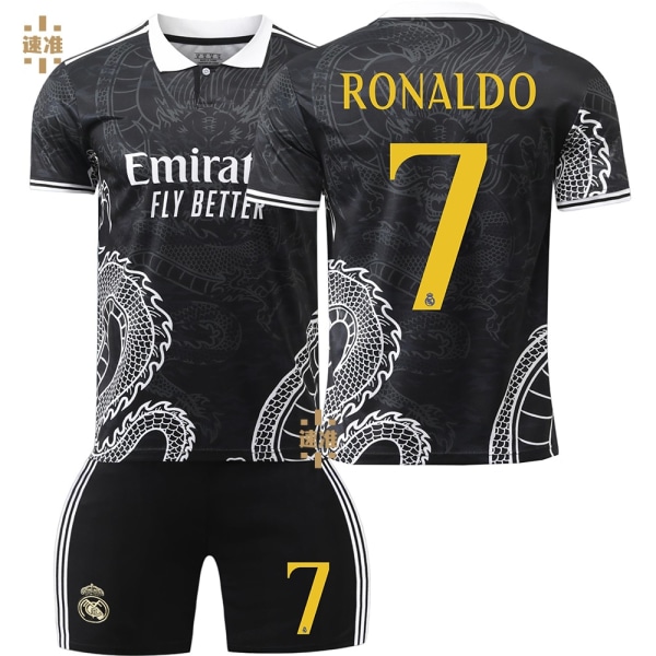 23-24 Real Madrid fodboldtrøje drage version nr. 7 Vinicius 5 Bellingham 11 Rodrigo børnetrøje C Ronaldo No. 7 Socks XXL