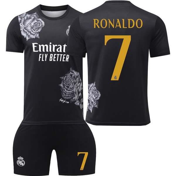 24-25 Real Madrid Y3 joint football uniform set No. 7 C Ronaldo Vinicius 5 Bellingham 10 Mbappe jersey