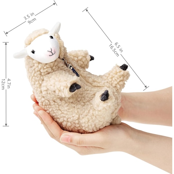 Kawaii Plushies Morsom Lamme Stoffdyr, Beste Bursdagsgave til Kvinner Jenter Gutter Tenåringer