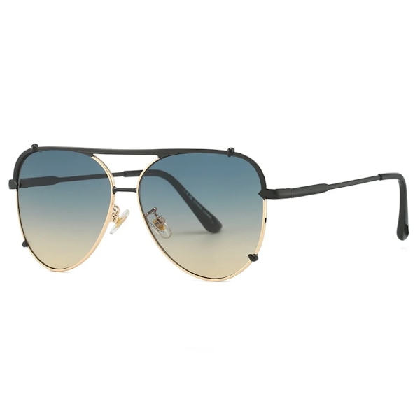Trendikkäät aurinkolasit mukautetulla logolla, ylelliset UV400-aurinkolasit, tukkumyynti, metalliset aurinkolasit naisille ja miehille 2024 C4 fashion sunglasses