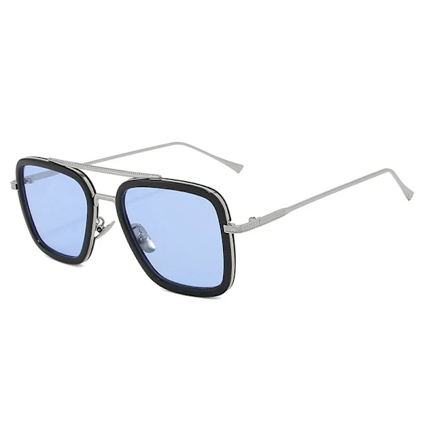 Hot Sale Metal Frame Iron Man Briller UV 400 Beskyttelse Super Star Solbriller Solbriller 6 iron man sunglasses